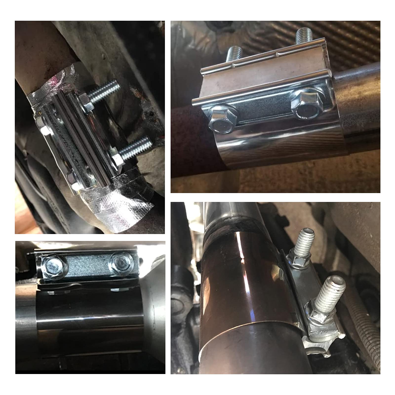 SYKRSS 2.25"Stainless Steel Butt Joint Exhaust Seal Band Clamp - Image 7