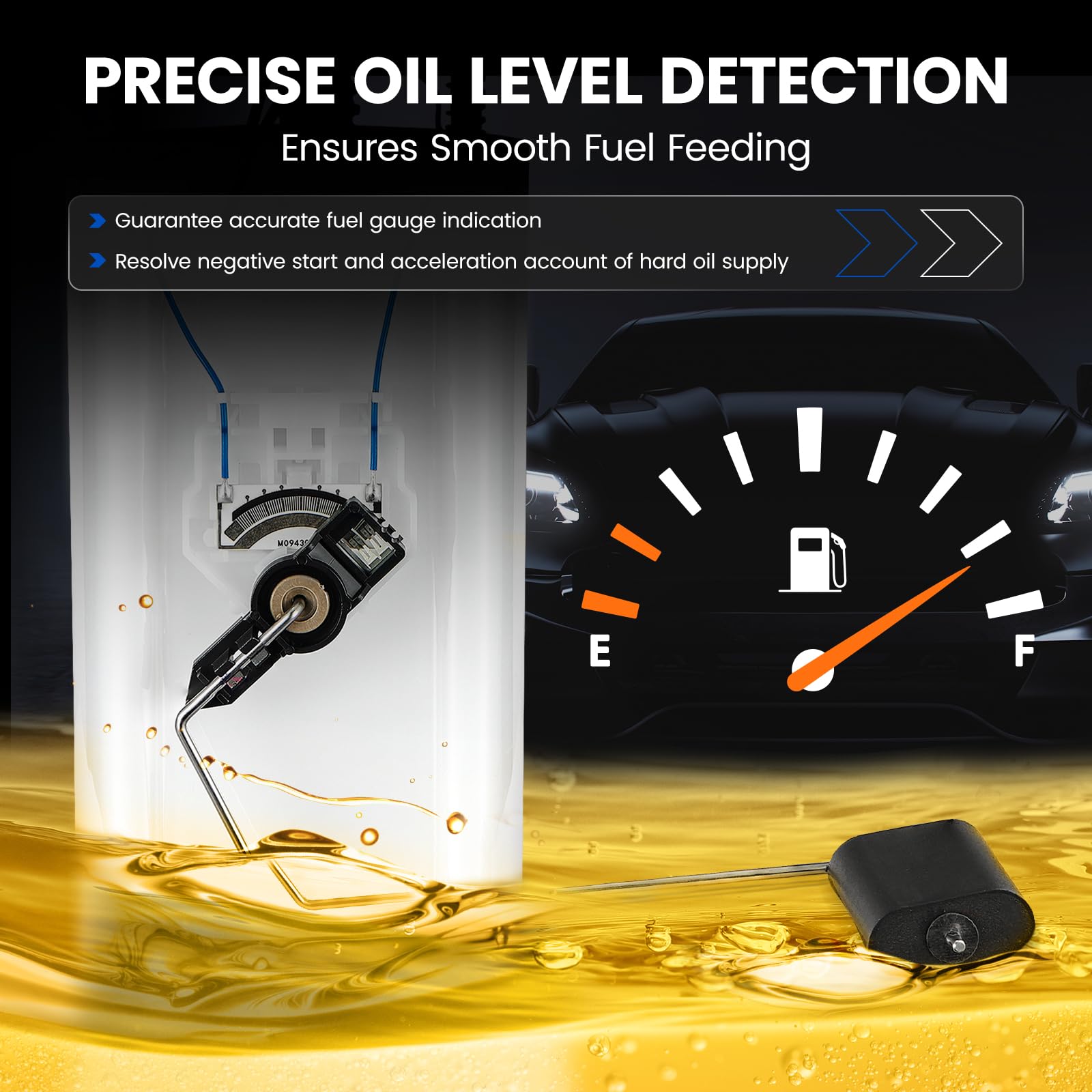 SYKRSS 47-1019 Eletric Fuel Pump Assembly Compatible with Polaris RZR 800 & RZR S 800 & RZR 4 800, 2008 2009 2010, Replaces 24-71019 - Image 5