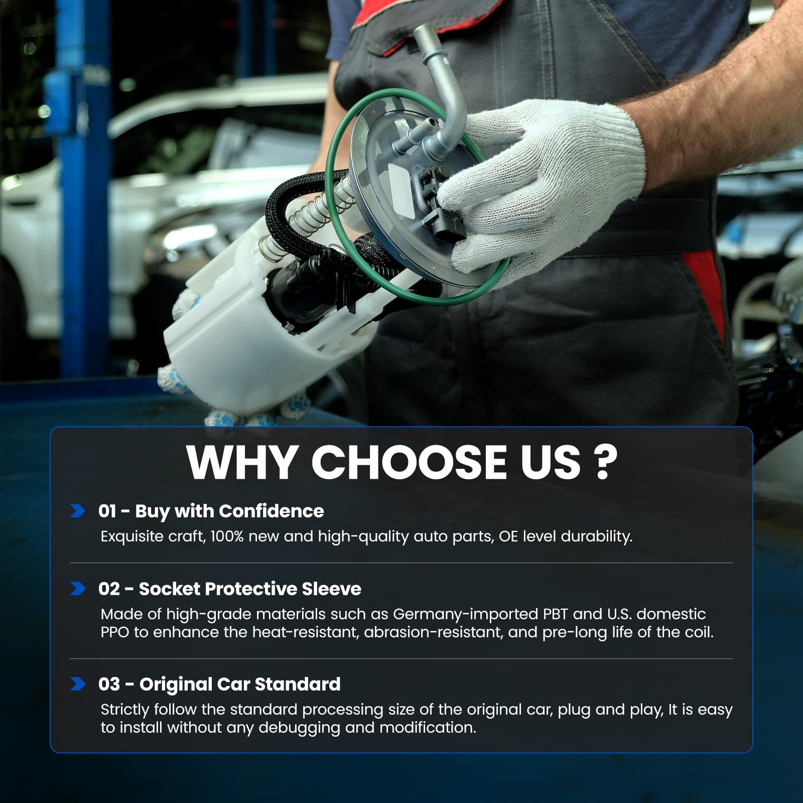 SYKRSS 47-1019 Eletric Fuel Pump Assembly Compatible with Polaris RZR 800 & RZR S 800 & RZR 4 800, 2008 2009 2010, Replaces 24-71019 - Image 7