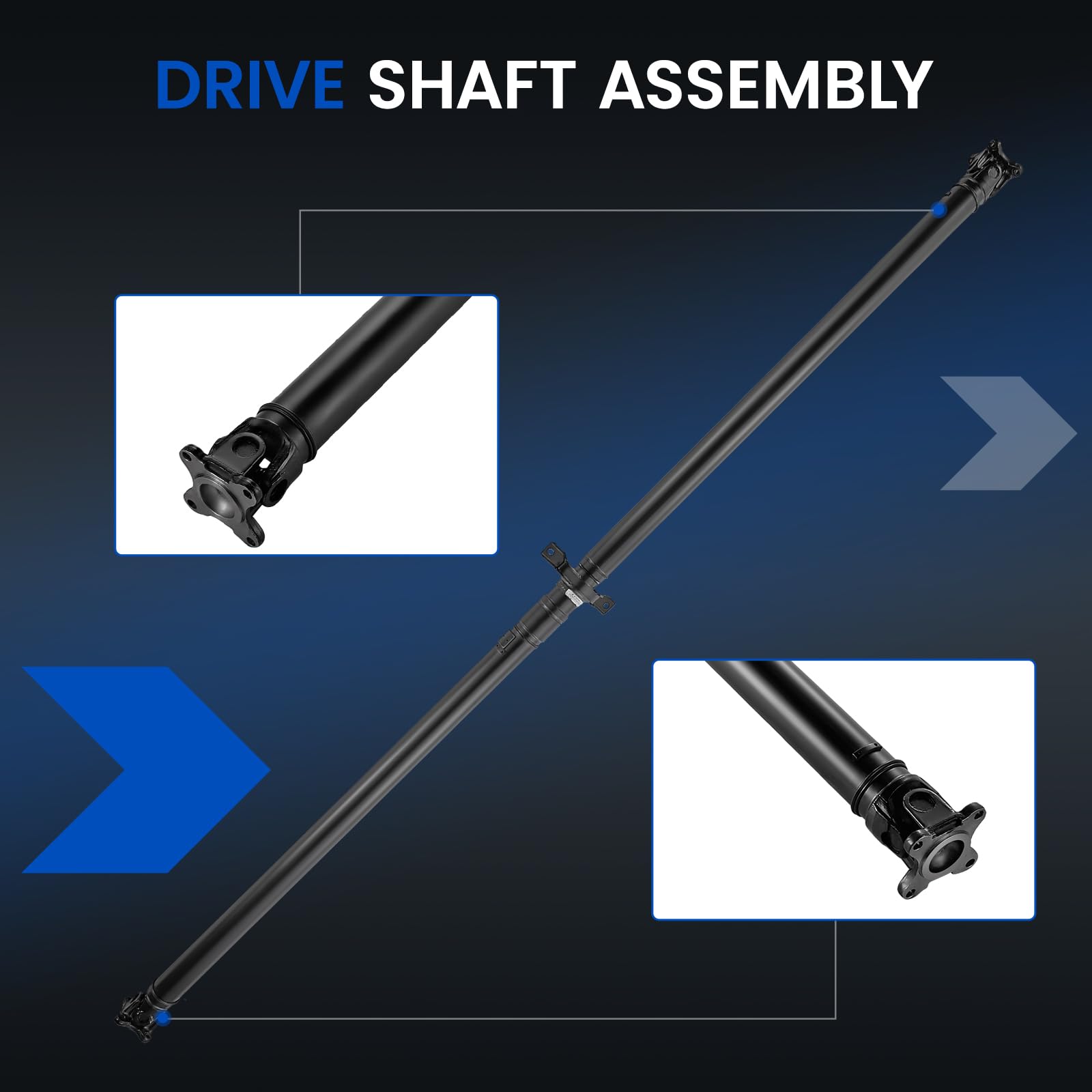 SYKRSS 936-034 Rear Drive Shaft Assembly - Compatible with 2009-2013 Honda Ridgeline V6 3.5L Crew Cab Pickup - Image 3