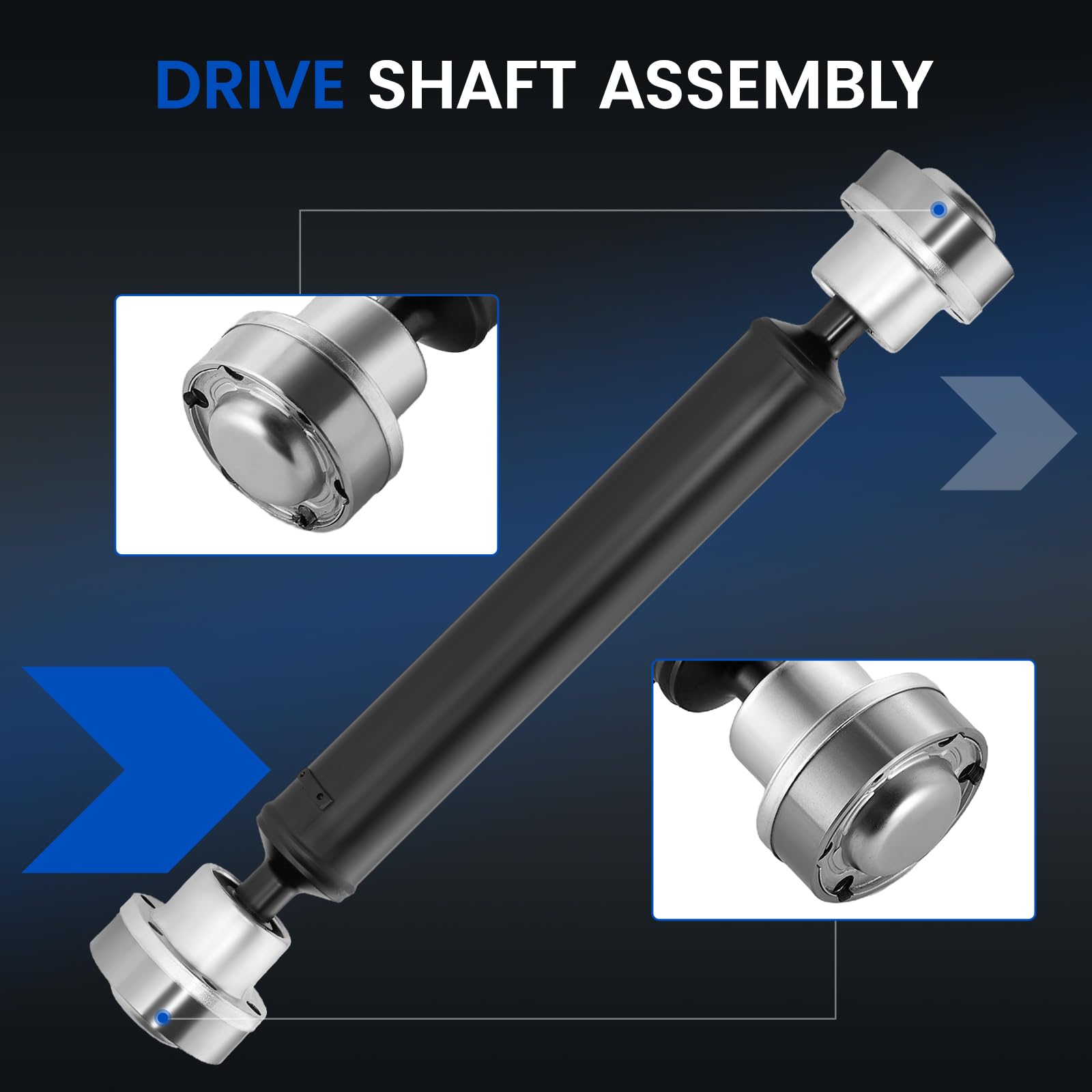 SYKRSS 938-267 Front Drive Shaft Complete DriveShaft Assembly Compatible with Dodge 2014-2021 Durango V6 3.6L AWD, 2011-2013 Durango All Engine, Compatible with Jeep 2011-2021 Grand Cherokee V6 3.6L - Image 3