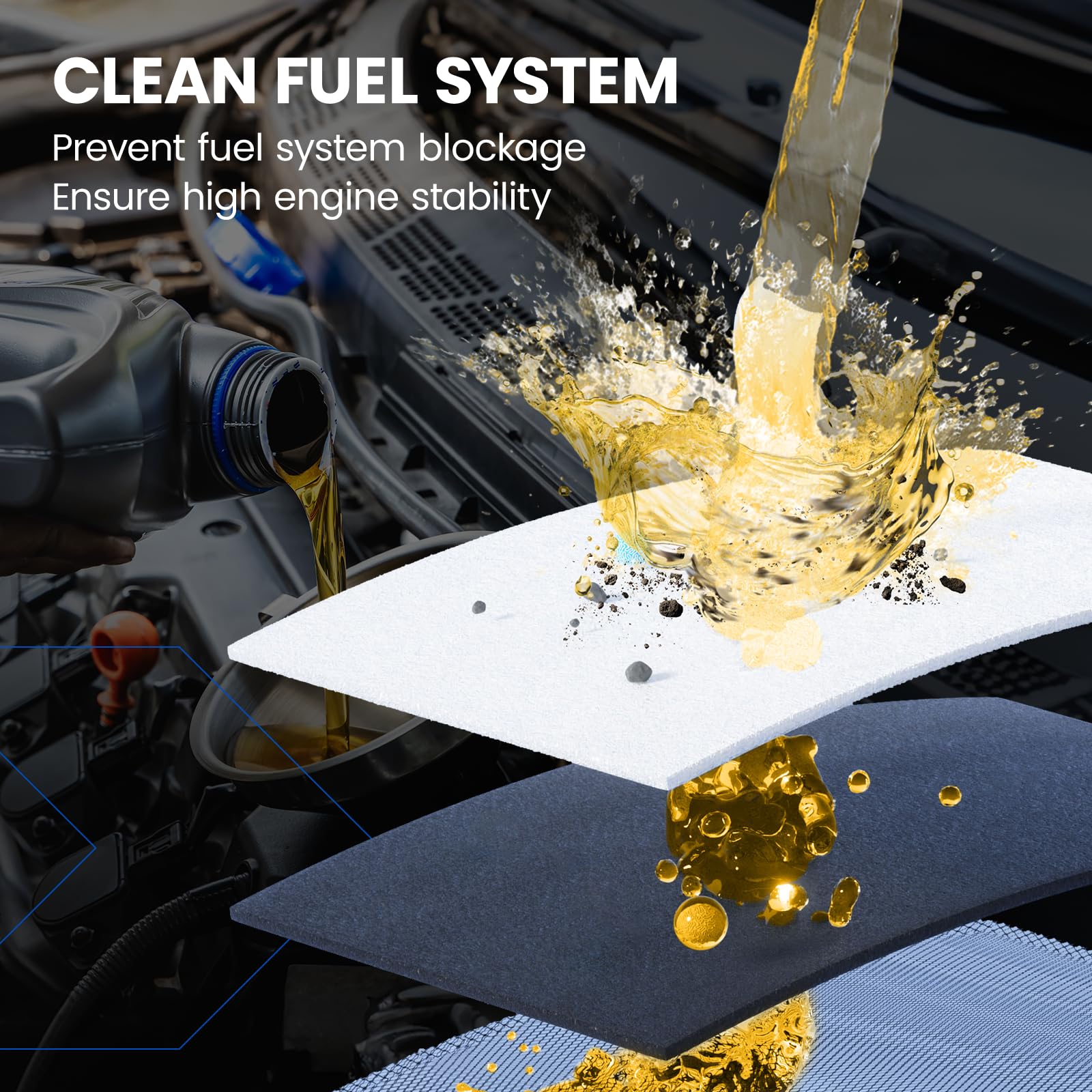 SYKRSS E3705M Fuel Pump Module Assembly Compatible with Chevrolet Tahoe 2005-2007 V8 5.3L, Compatible with GMC Yukon V8 5.3L 2005 2006 2007, FLEX, Replaces 19133546 SP6087M - Image 4
