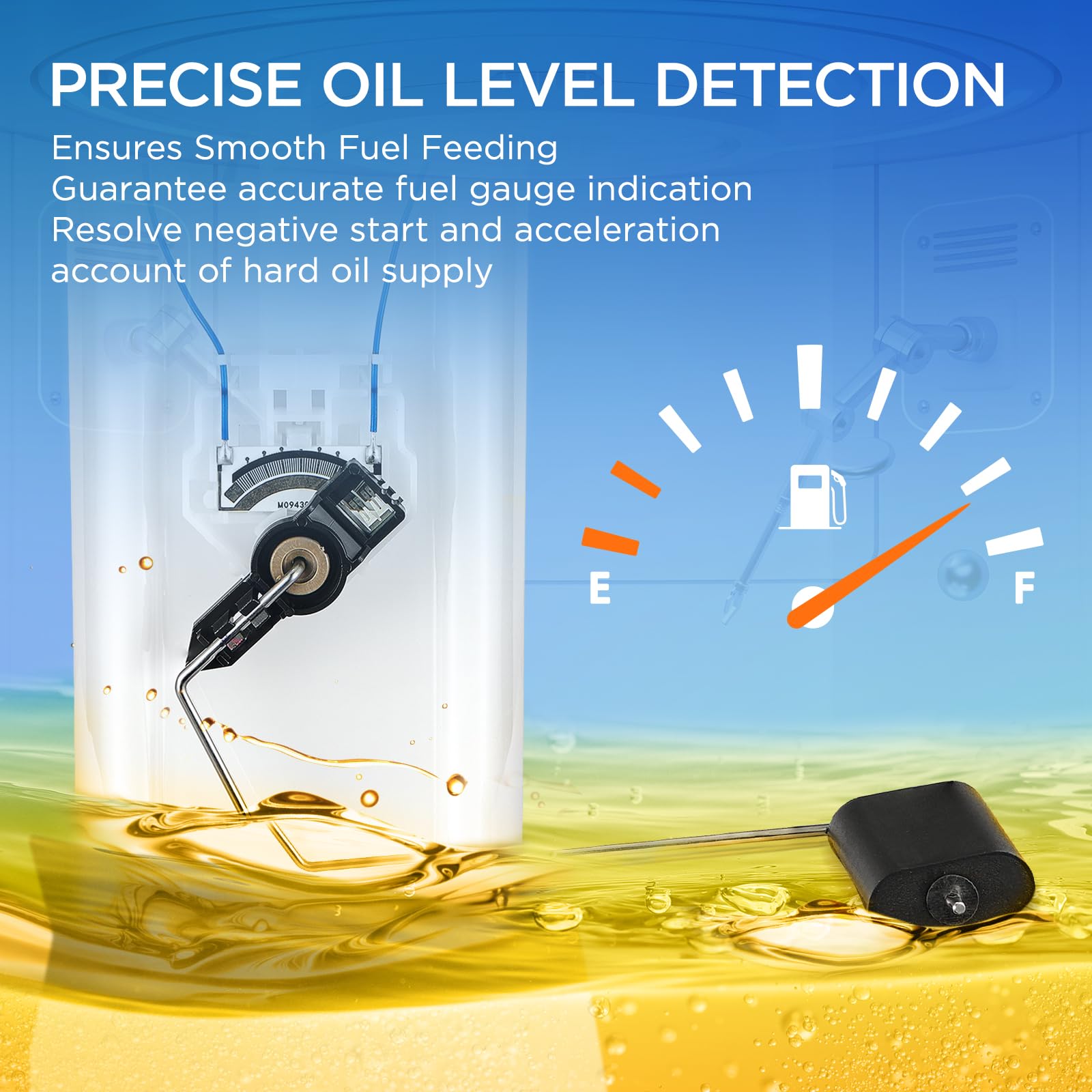 SYKRSS E3768M Fuel Pump Module Assembly Compatible with Cadillac Escalade 6.2L, Compatible with Chevrolet Tahoe 5.3L 6.2L, Yukon V8 5.3L 6.2L, 2008-2014 Replaces FG1169 SP9043M P76820M - Image 3