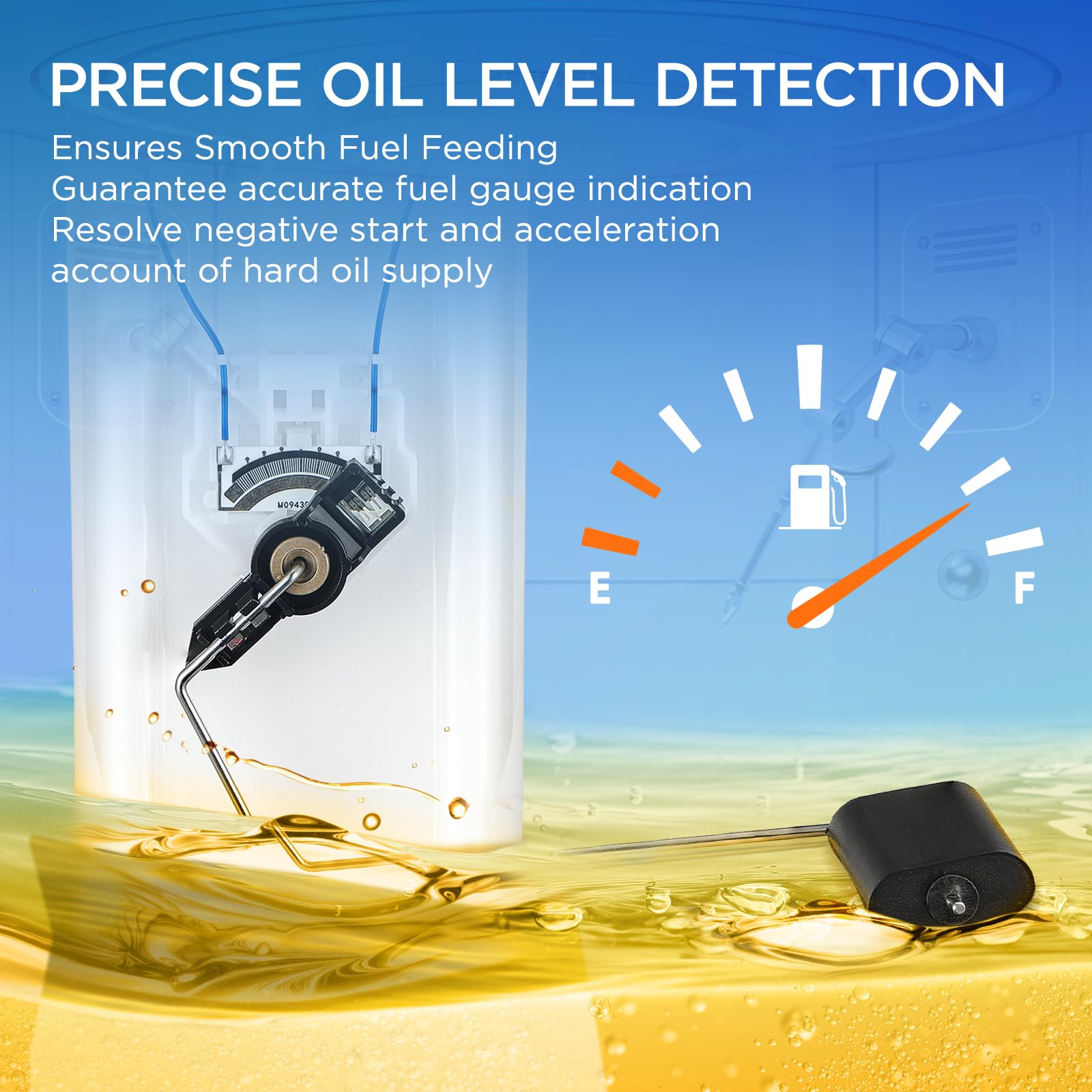 SYKRSS E9031M Fuel Pump Module Assembly Compatible with Hyundai Sonata L4 2.4L 2008 2009 2010 GAS, Replaces SP3041M FG1187 - Image 3