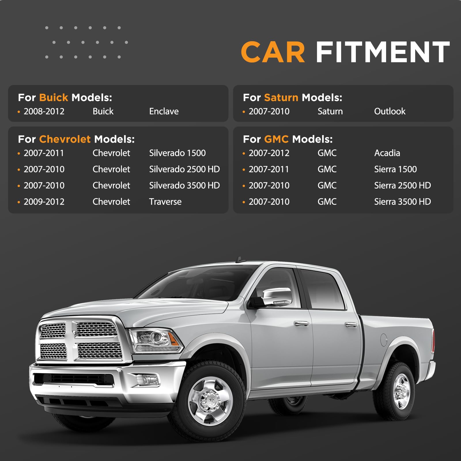 SYKRSS HVAC Blower Motor 700236 Compatible with Chevy Silverado Traverse Compatible with GMC Acadia Sierra 1500/2500/3500 HD, Heater Blower AC Fan for GM3126135, PM9365, GM3126142 Blower Motor - Image 3