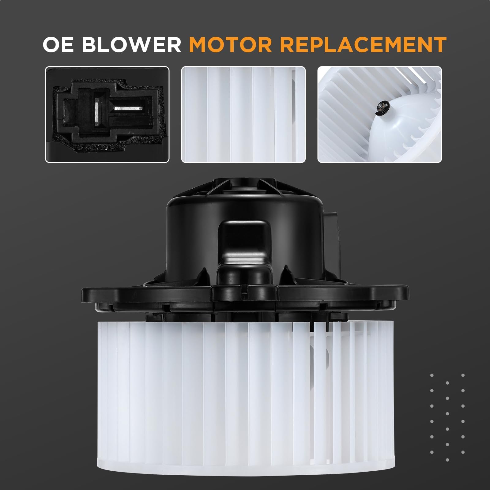 SYKRSS HVAC Blower Motor 700258 Compatible with Hyundai Compatible with Kia, Heater Blower AC Fan for Elantra Santa Fe Sport, Cadenza Optima Sedona, 75867 97113B8000 PM4036 Blower Motor Assembly - Image 5