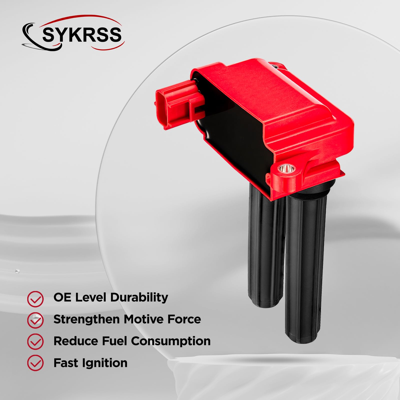 SYKRSS Set of 8 Ignition Coil UF504 Compatible with Chrysler Aspen 300 Compatible with Dodge Challenger Charger Durango Magnum Ram 1500 2500 Grand Cherokee Commander V8 5.7L 6.1L 6.4L Replace C1526 - Image 5